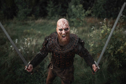 Viking leather bracers - SokolArmory