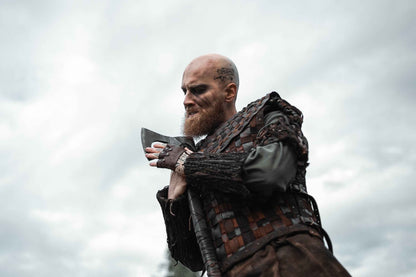 Viking leather bracers - SokolArmory