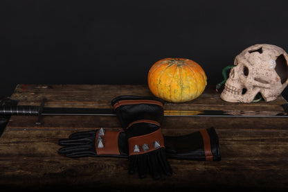 Witcher leather gloves - SokolArmory