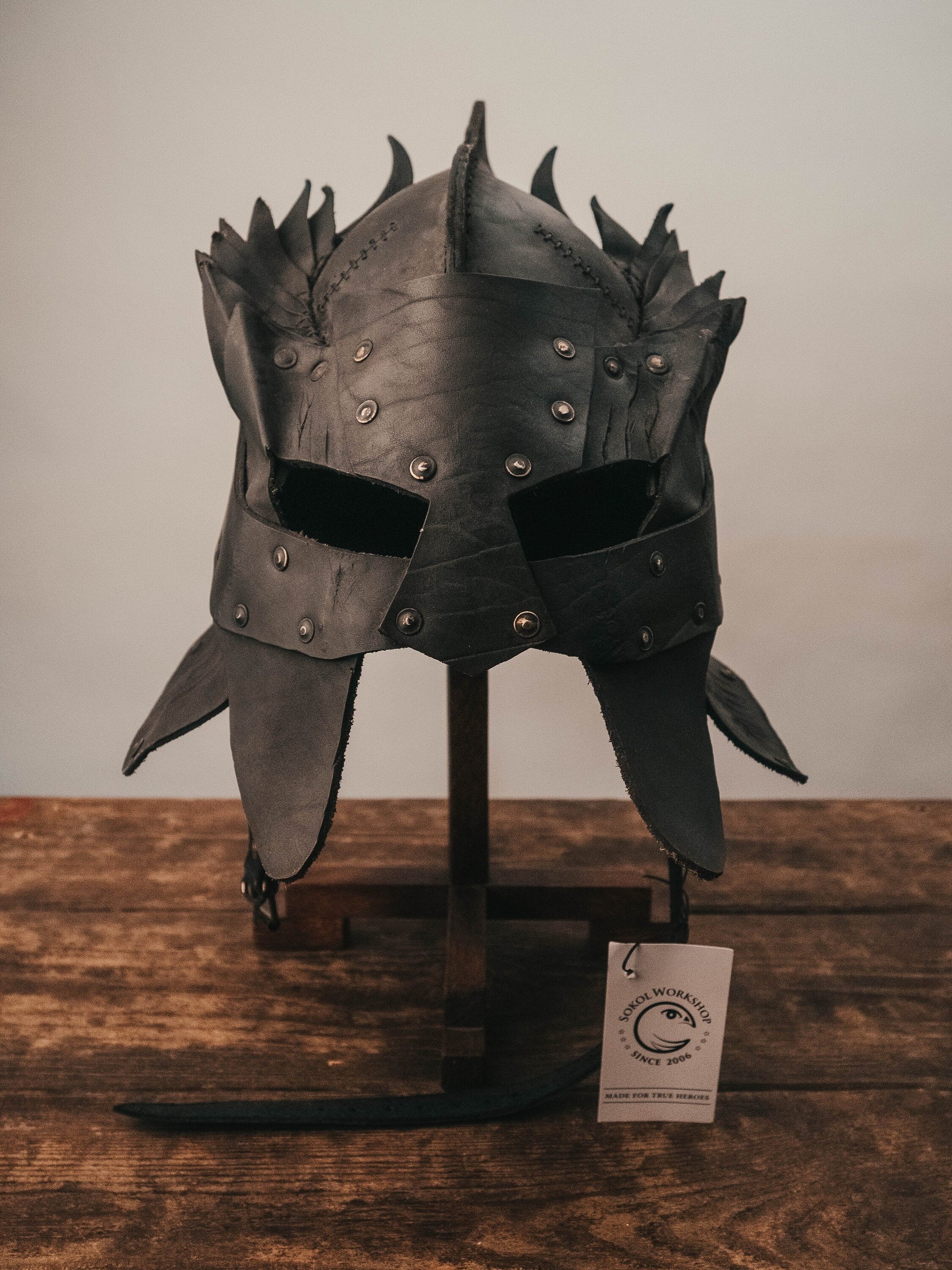 Viking battle helmet (Head Hunter) - SokolArmory
