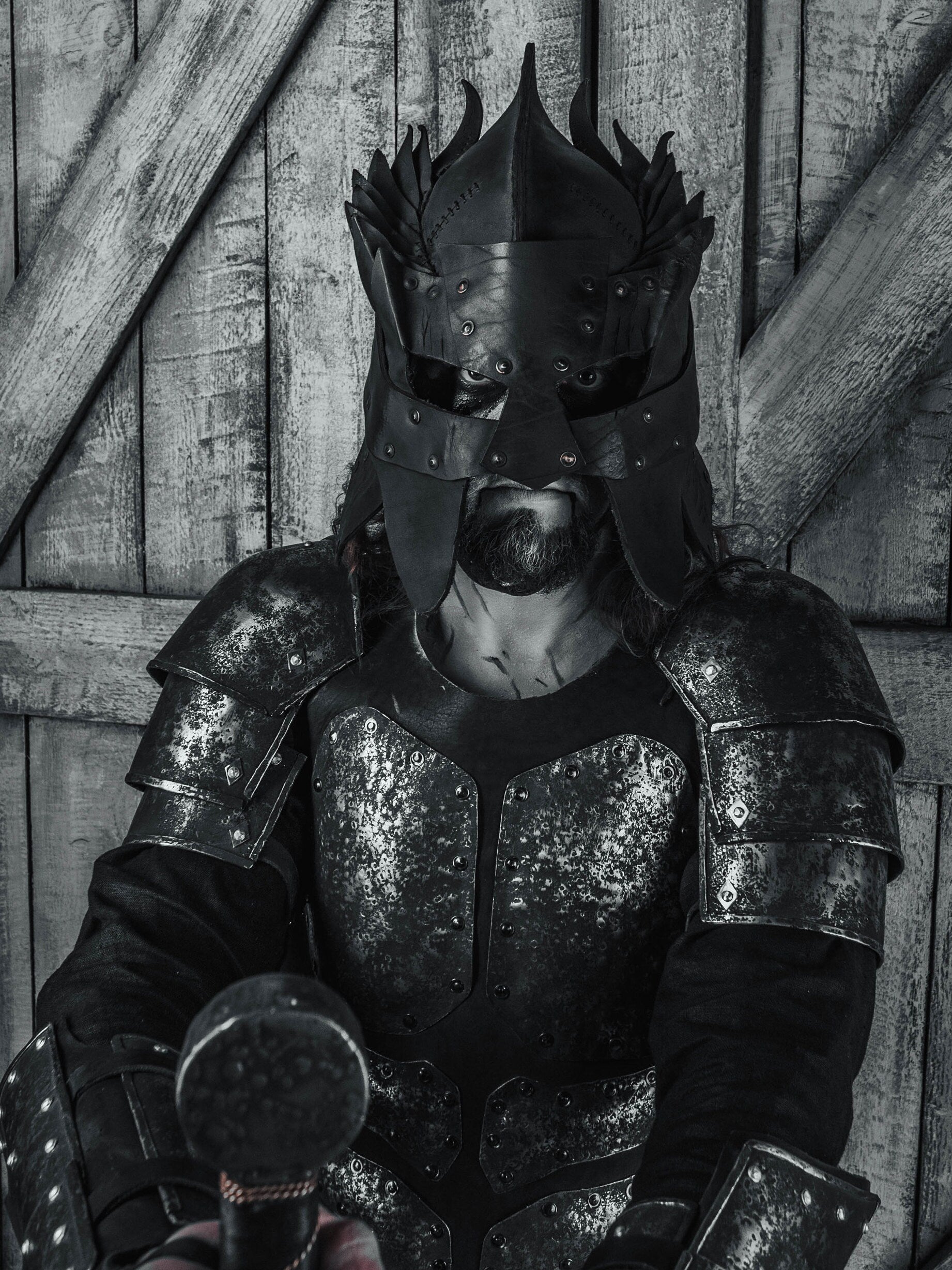 Viking battle helmet (Head Hunter) - SokolArmory