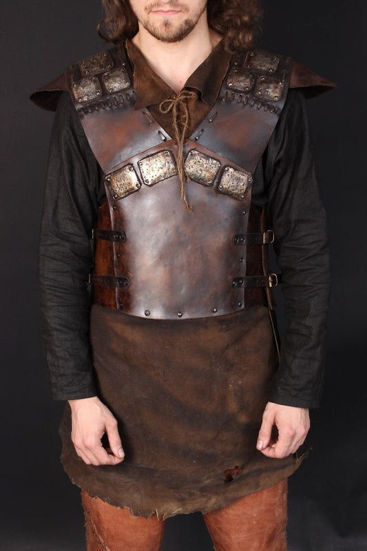 Viking larp leather armor - SokolArmory
