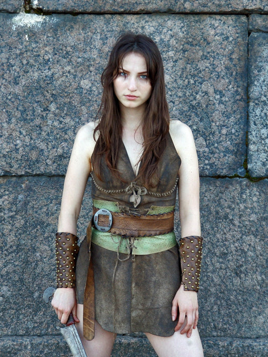 Women's Amazon leather costume - SokolArmory