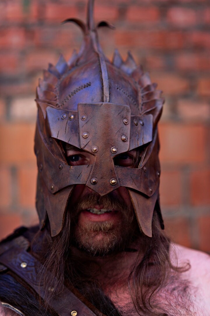 Viking battle helmet (Head Hunter) - SokolArmory