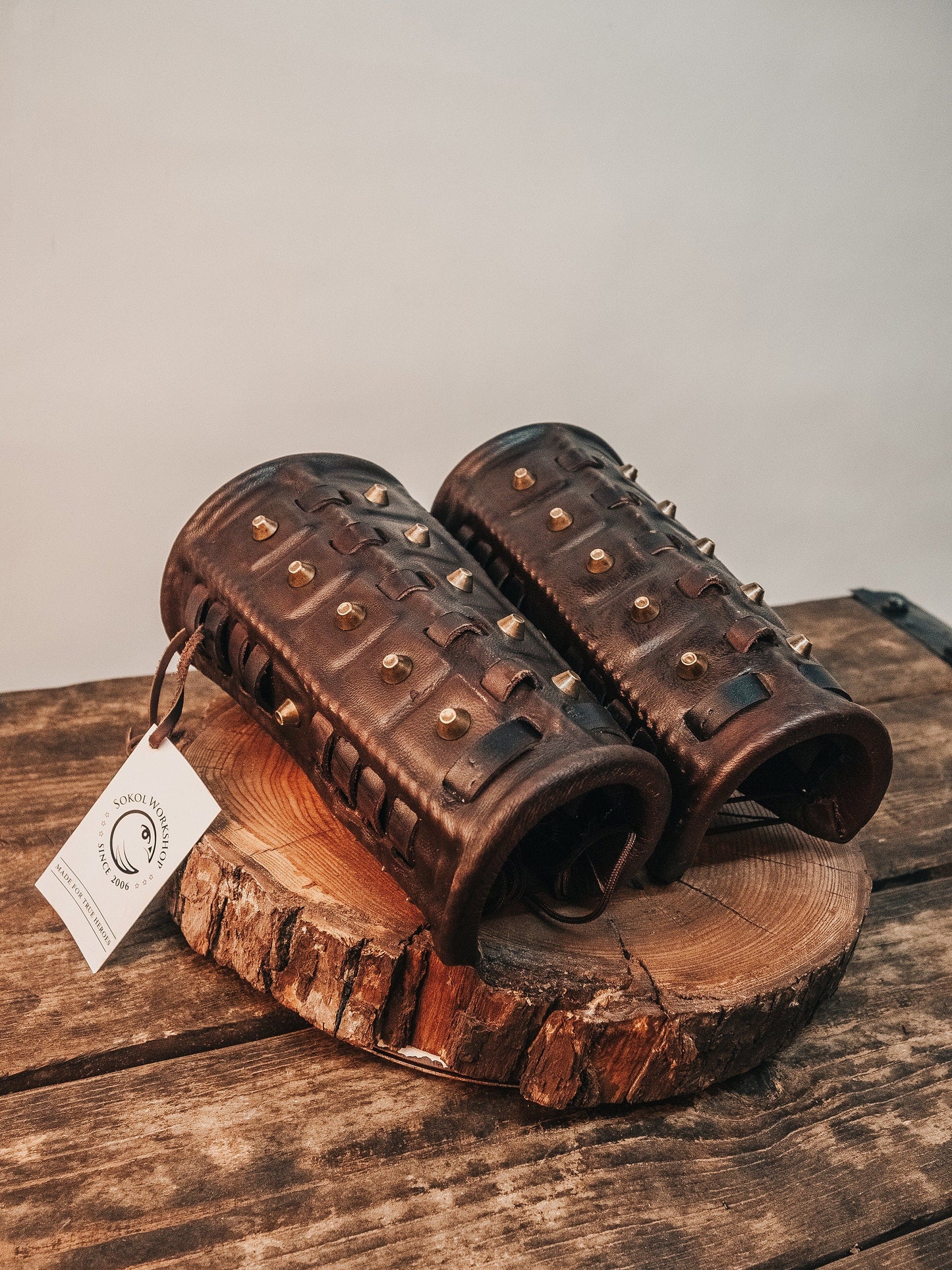 Medieval viking bracers - SokolArmory