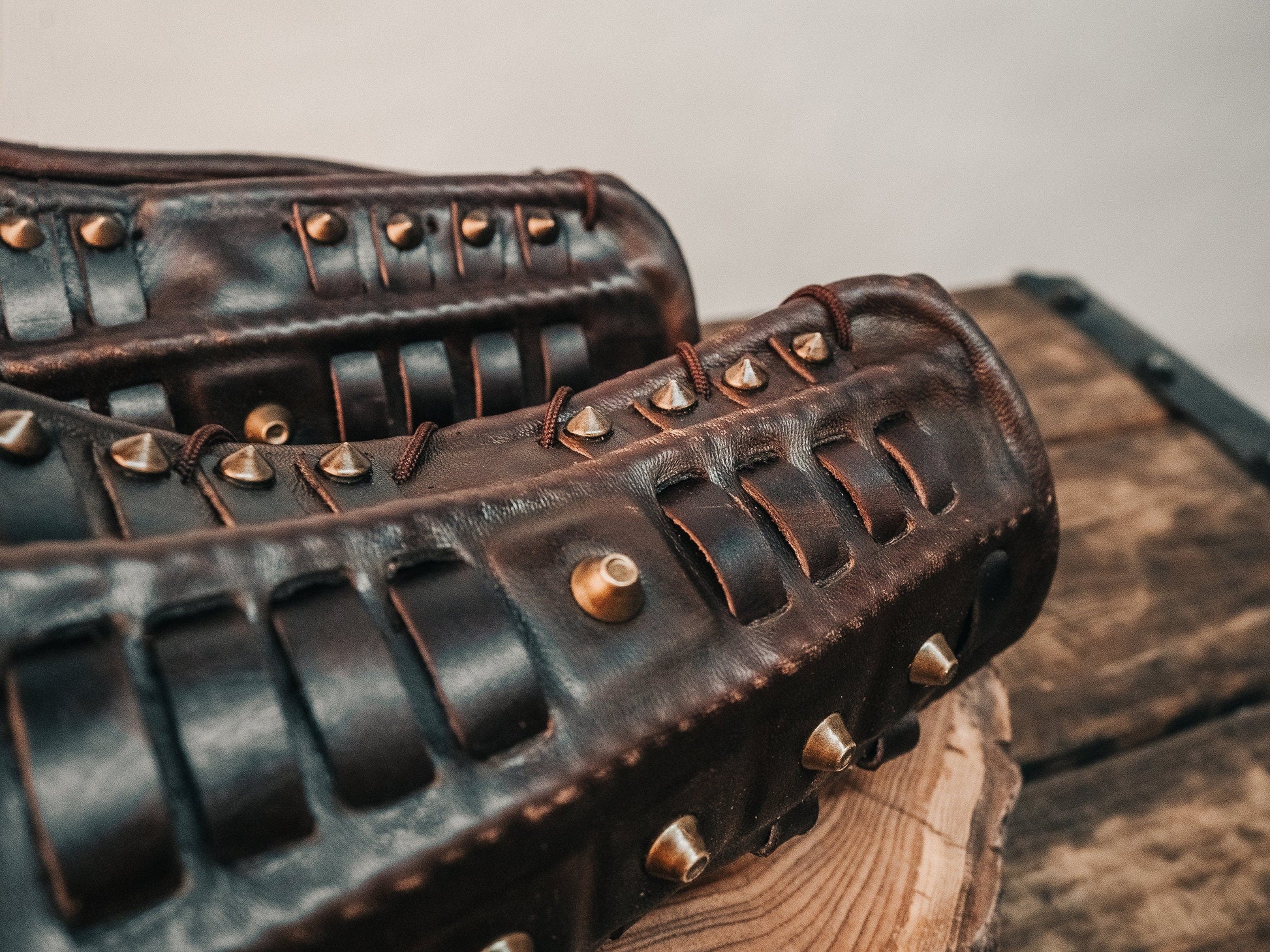 Medieval viking bracers - SokolArmory