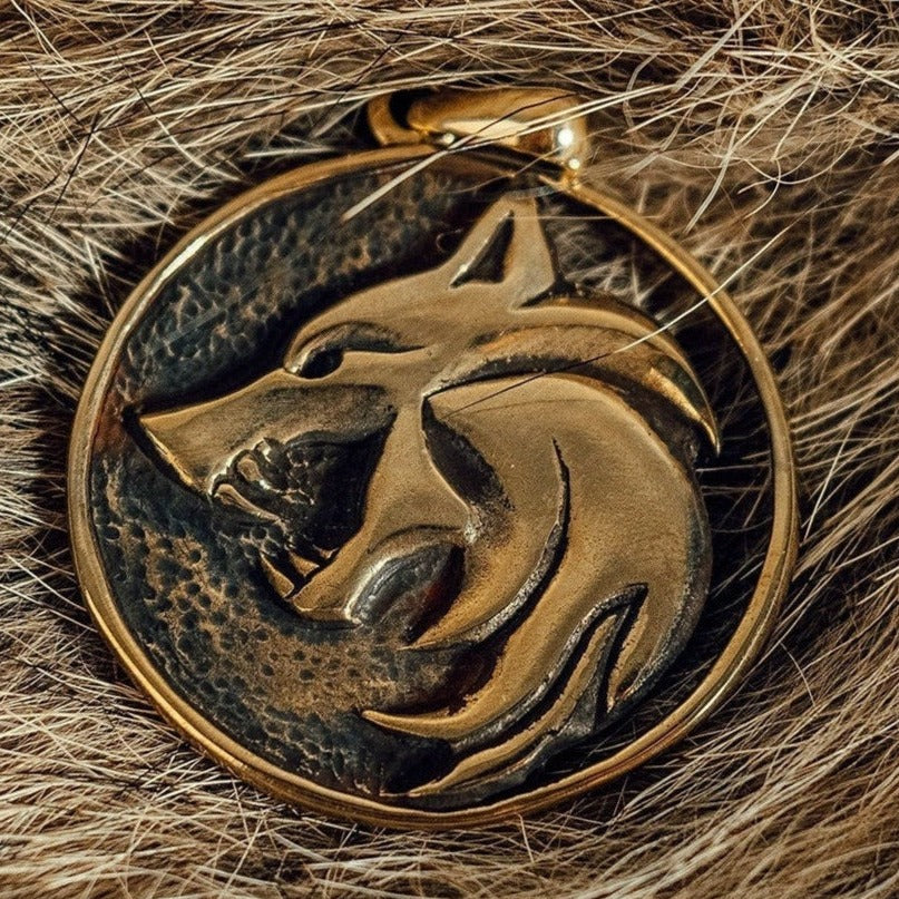 Witcher Wolf Pendant - SokolArmory