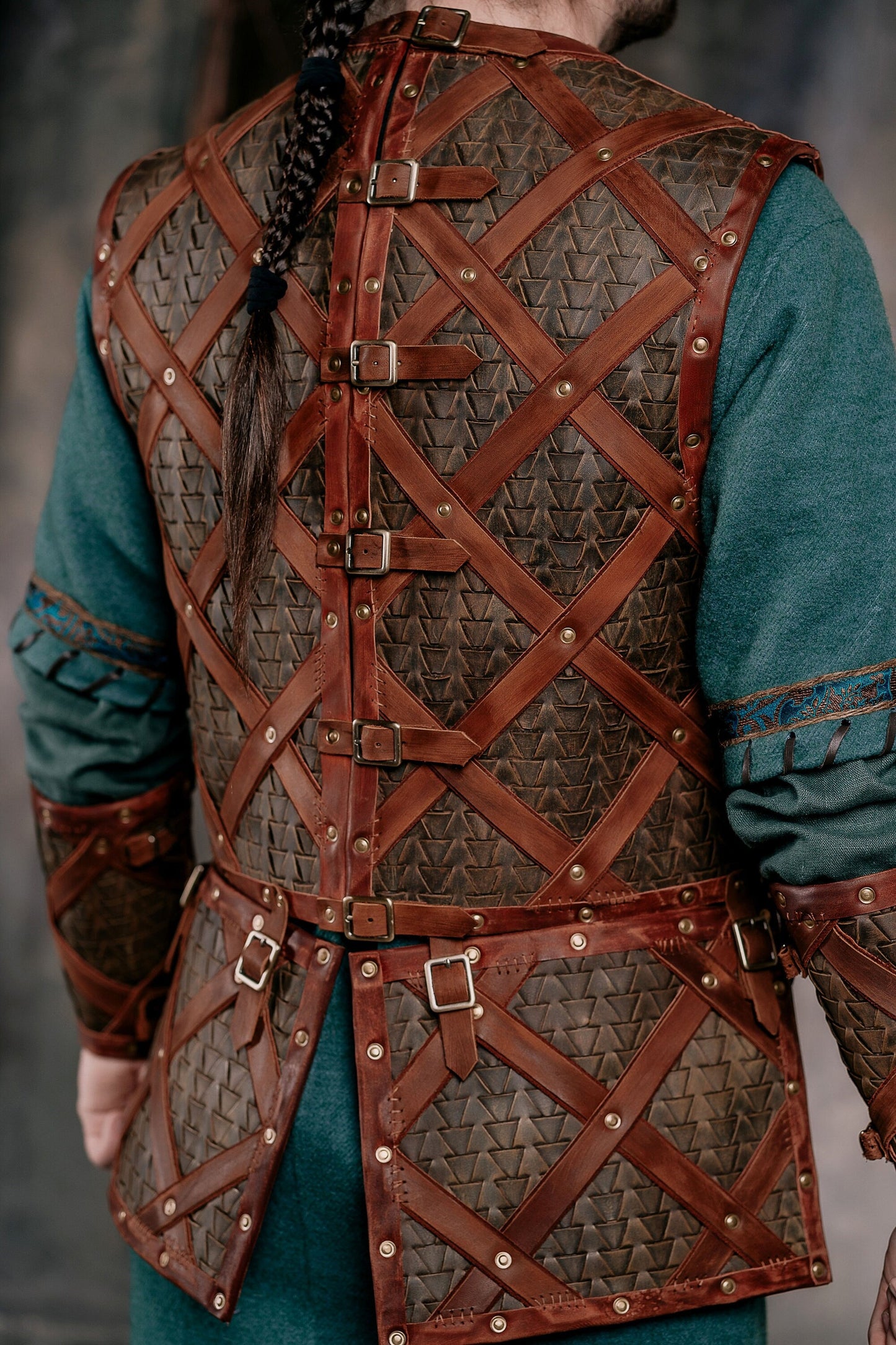 Viking Larp leather armor - SokolArmory