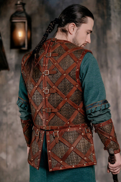 Viking Larp leather armor - SokolArmory
