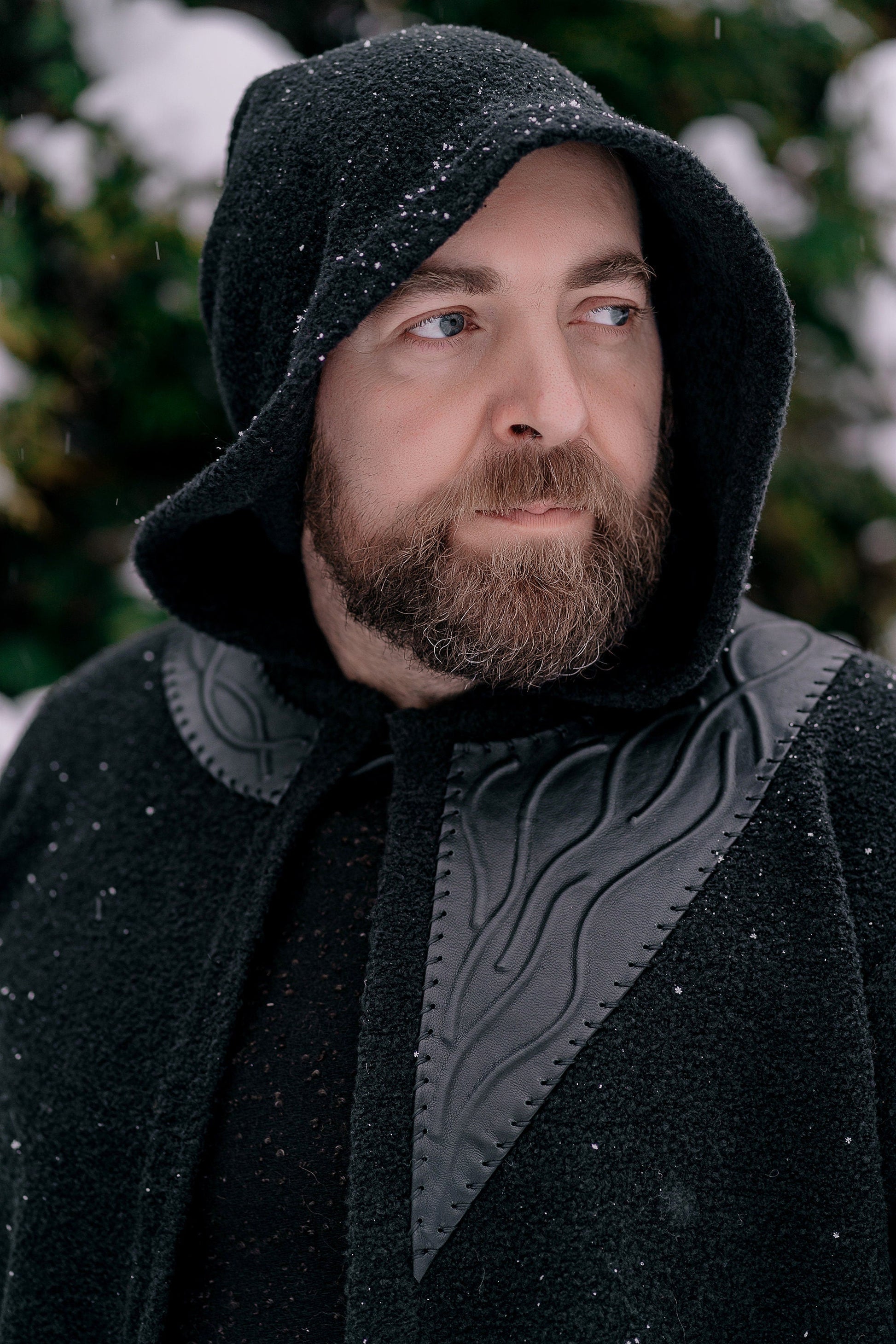 Ragnar wool jacket with hood (Vikings) - SokolArmory