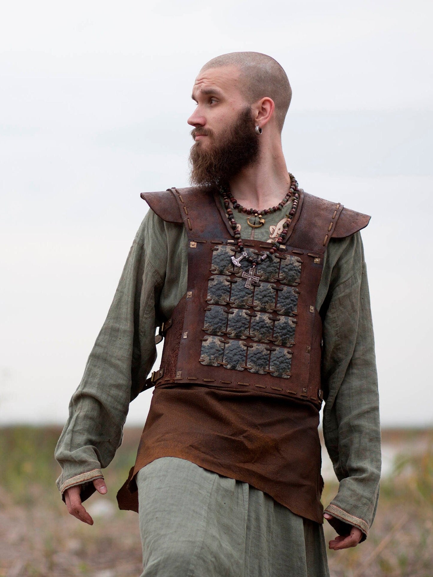 Viking larp leather armor - SokolArmory