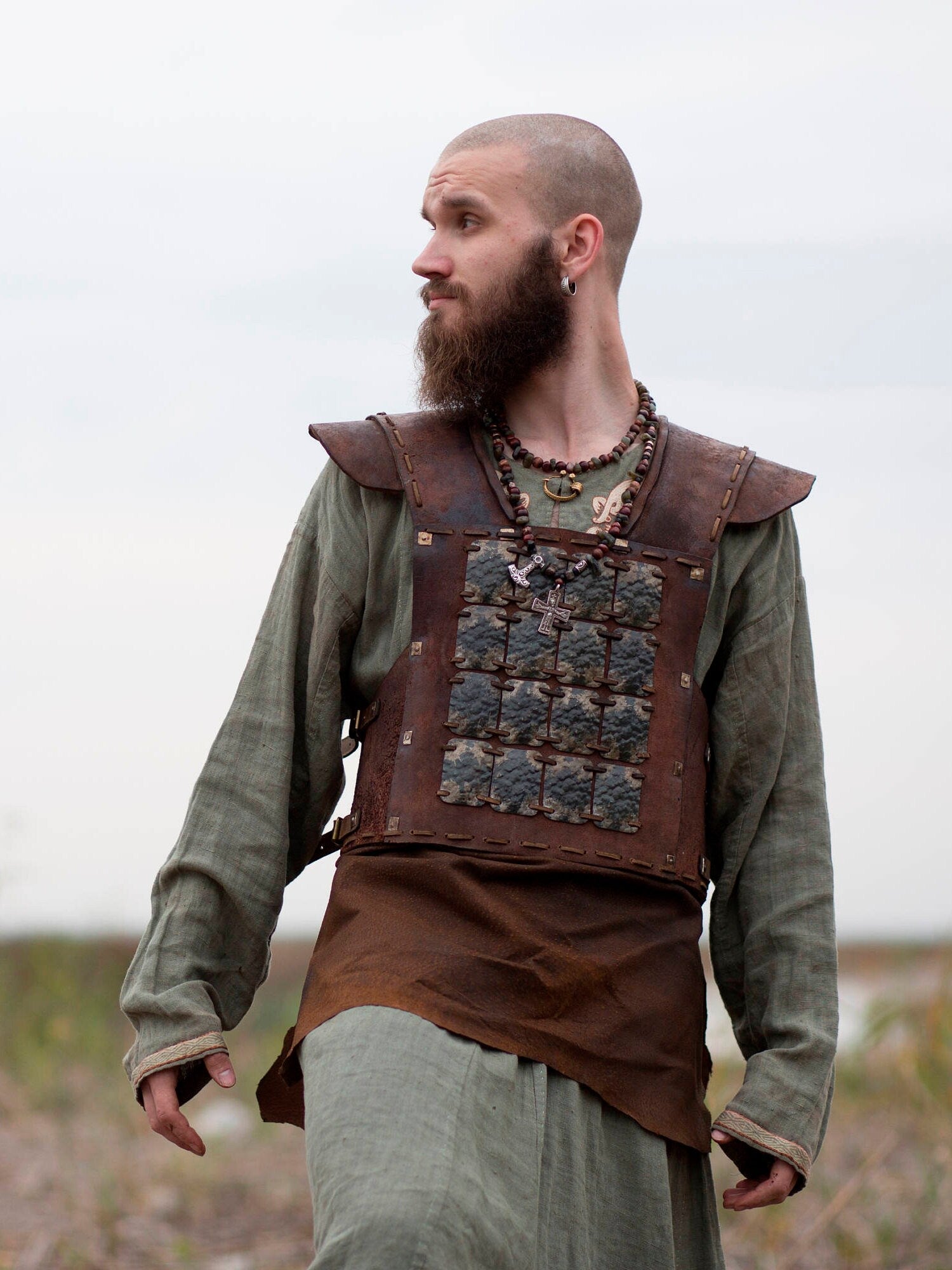 Viking larp leather armor - SokolArmory