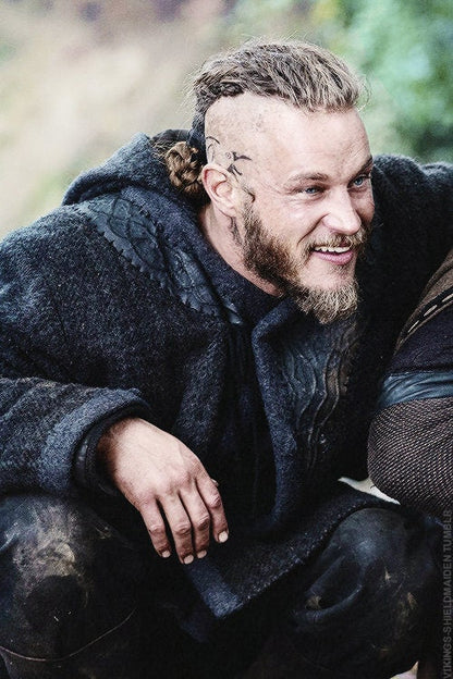 Ragnar wool jacket with hood (Vikings) - SokolArmory