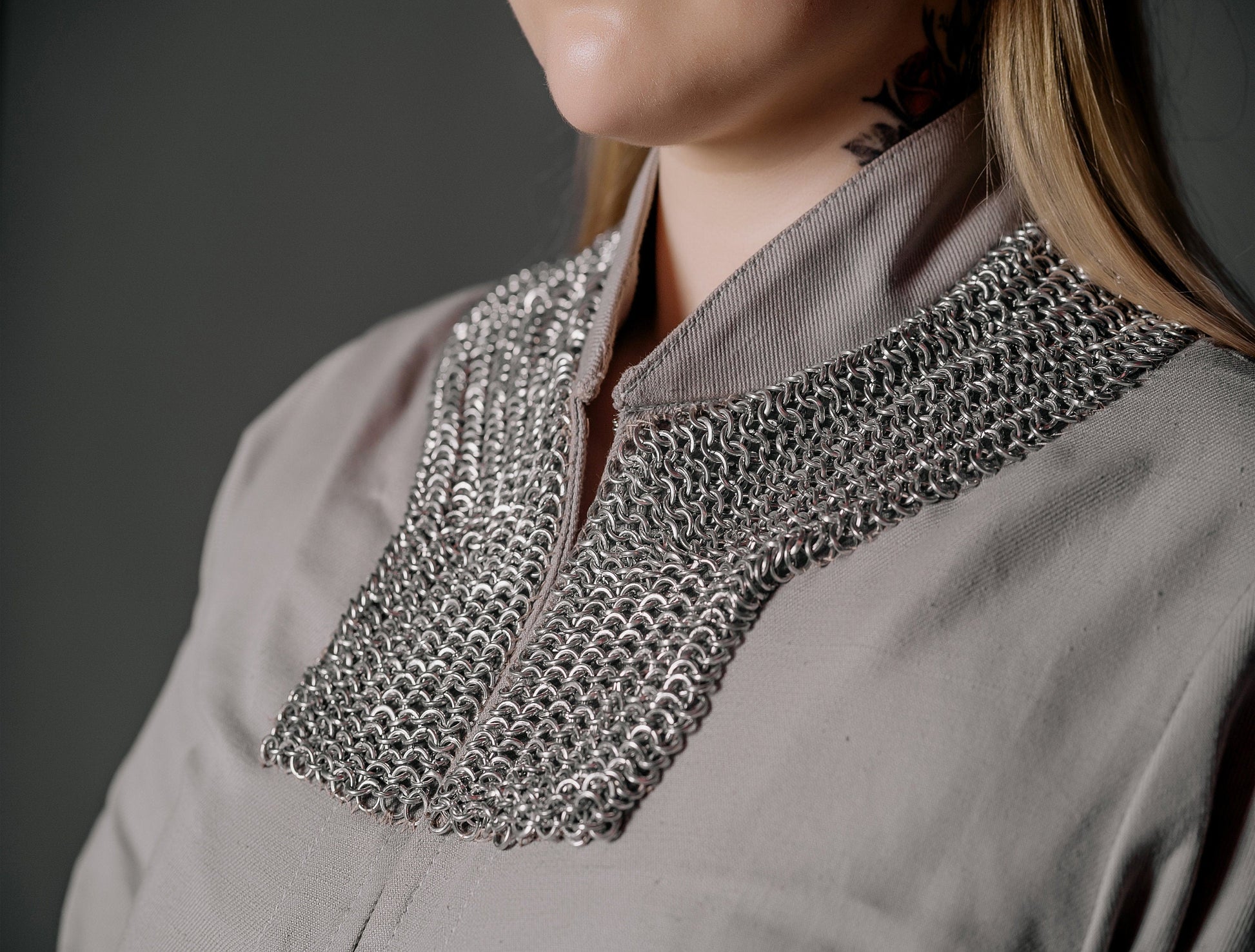 Legolas shirt with chainmail collar (Lord of the Rings) - SokolArmory