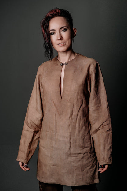 Medieval viking linen tunic - SokolArmory