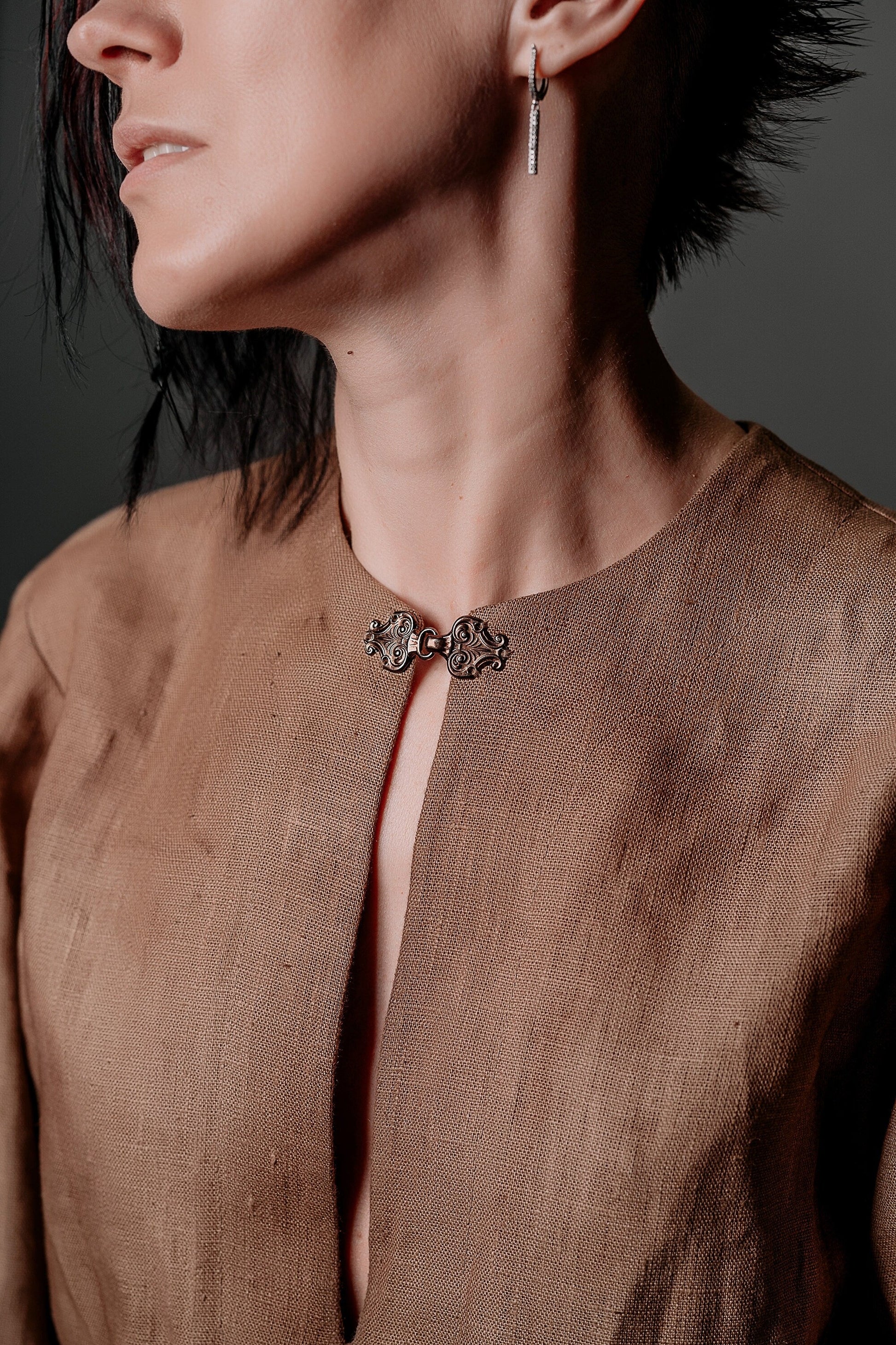 Medieval viking linen tunic - SokolArmory
