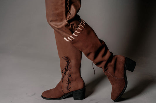 Porunn leather boots (Vikings) - SokolArmory