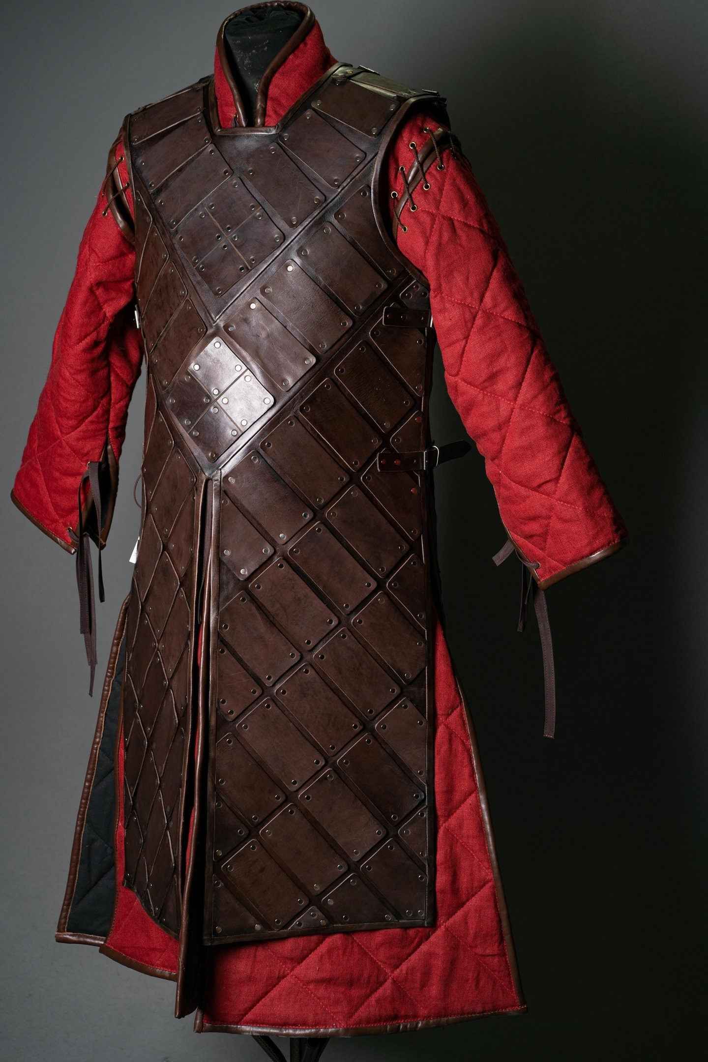 Larp leather brigandine - SokolArmory