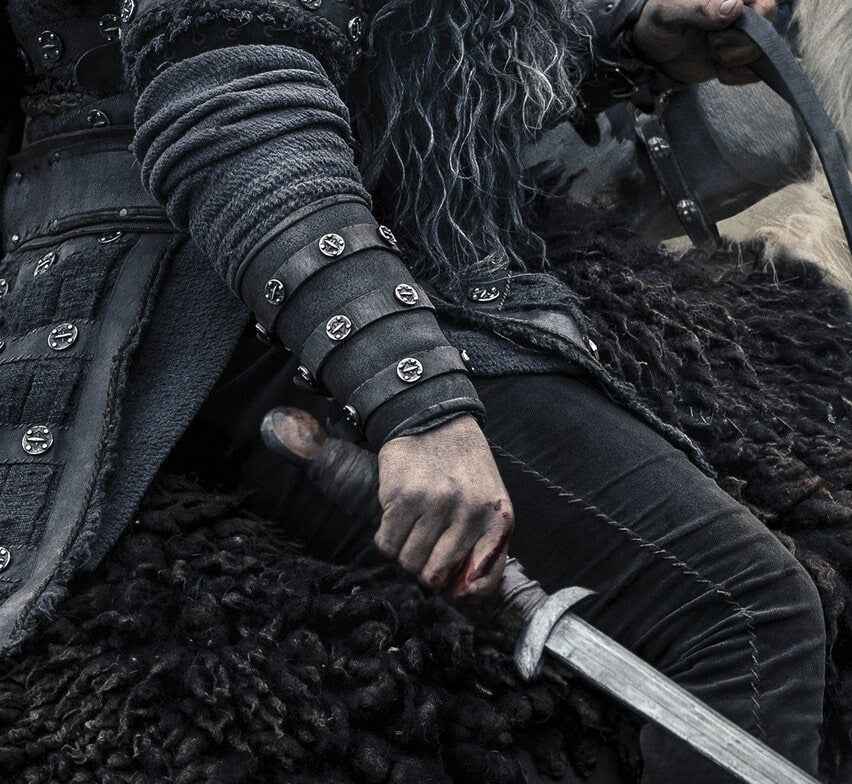 Uhtred larp leather bracers (Last Kingdom) - SokolArmory