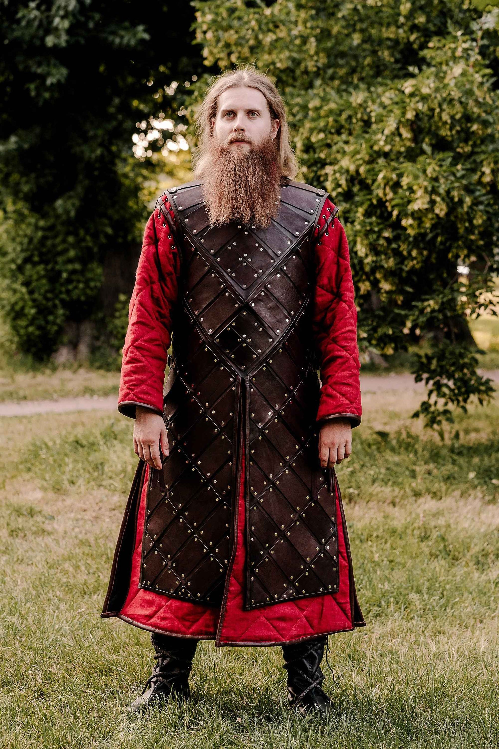 Larp leather brigandine - SokolArmory
