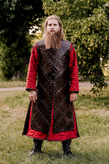 Larp leather brigandine - SokolArmory