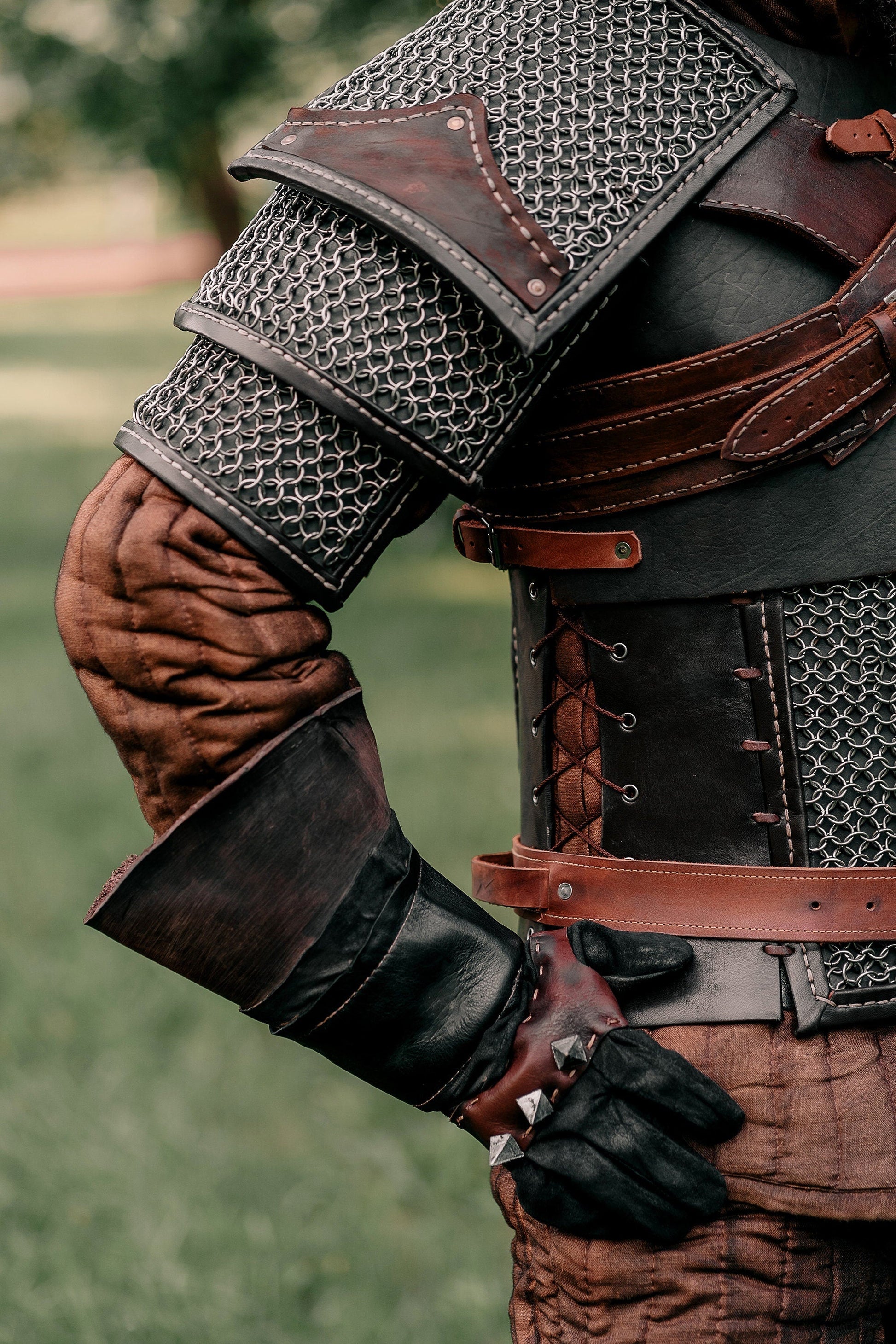 Custom order: Witcher Kaer Mohen custom set for Jason Childers. Part #2 - SokolArmory