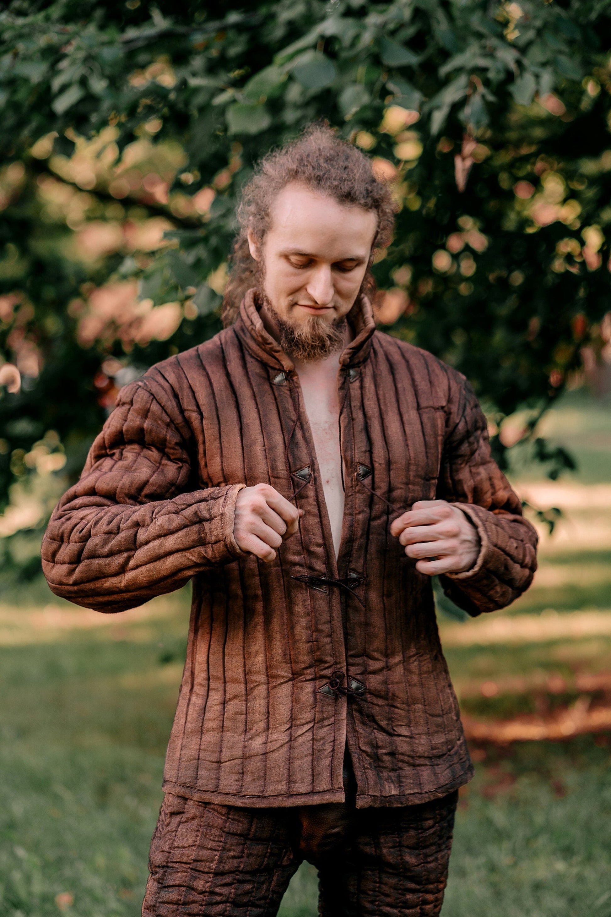 Viking short gambeson - SokolArmory
