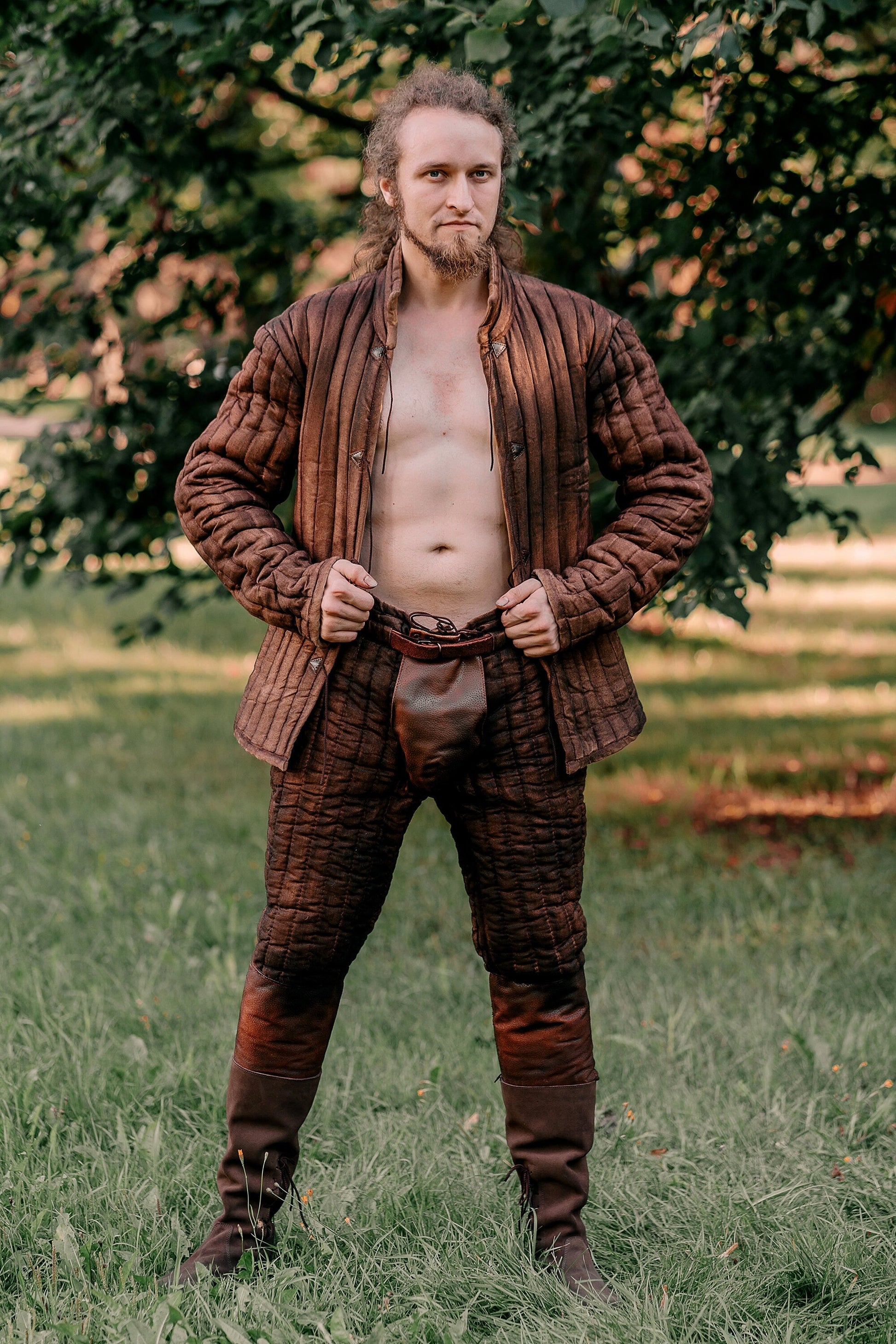 Viking short gambeson - SokolArmory
