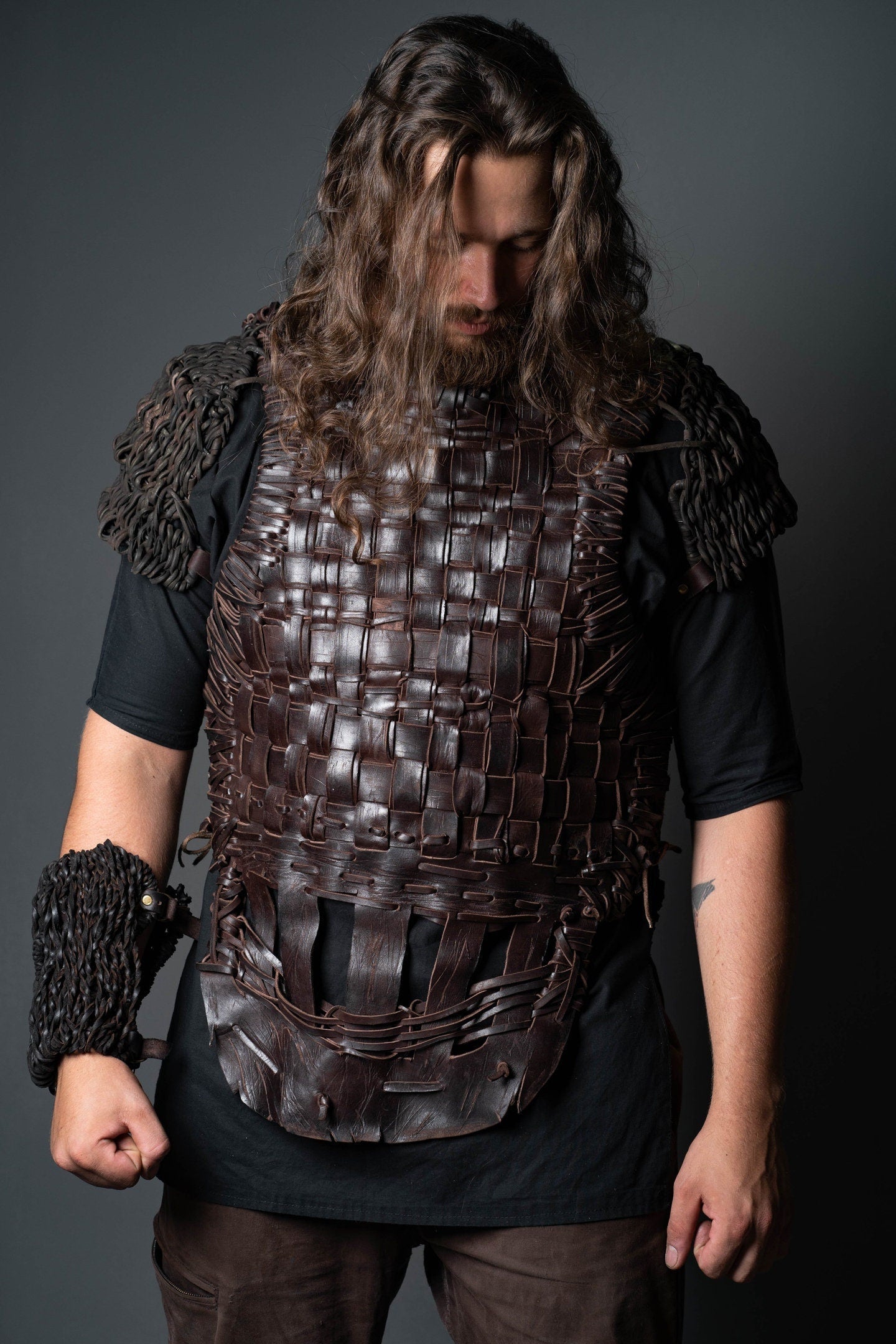 Viking body armor with shoulders - SokolArmory