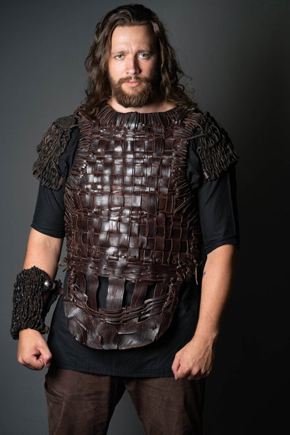 Viking body armor with shoulders - SokolArmory