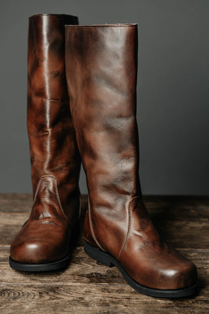 Ragnar leather boots (Vikings) - SokolArmory