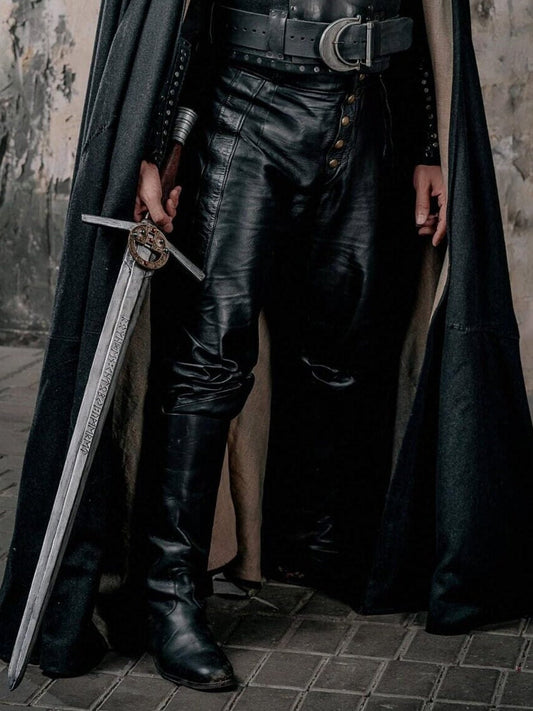 Geralt cosplay leather trousers (Witcher) - SokolArmory
