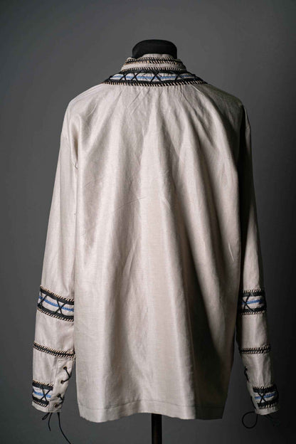 Haraldr white wool tunic (Vikings) - SokolArmory