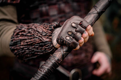 Floki leather glove (Vikings) - SokolArmory