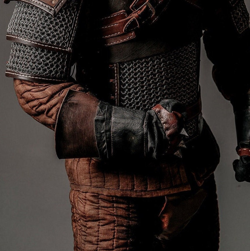 Witcher leather gloves - SokolArmory