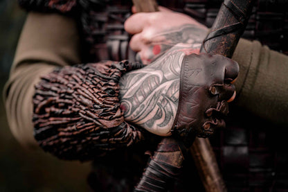 Floki leather glove (Vikings) - SokolArmory