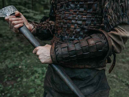 Medieval leather bracers for Larp - SokolArmory