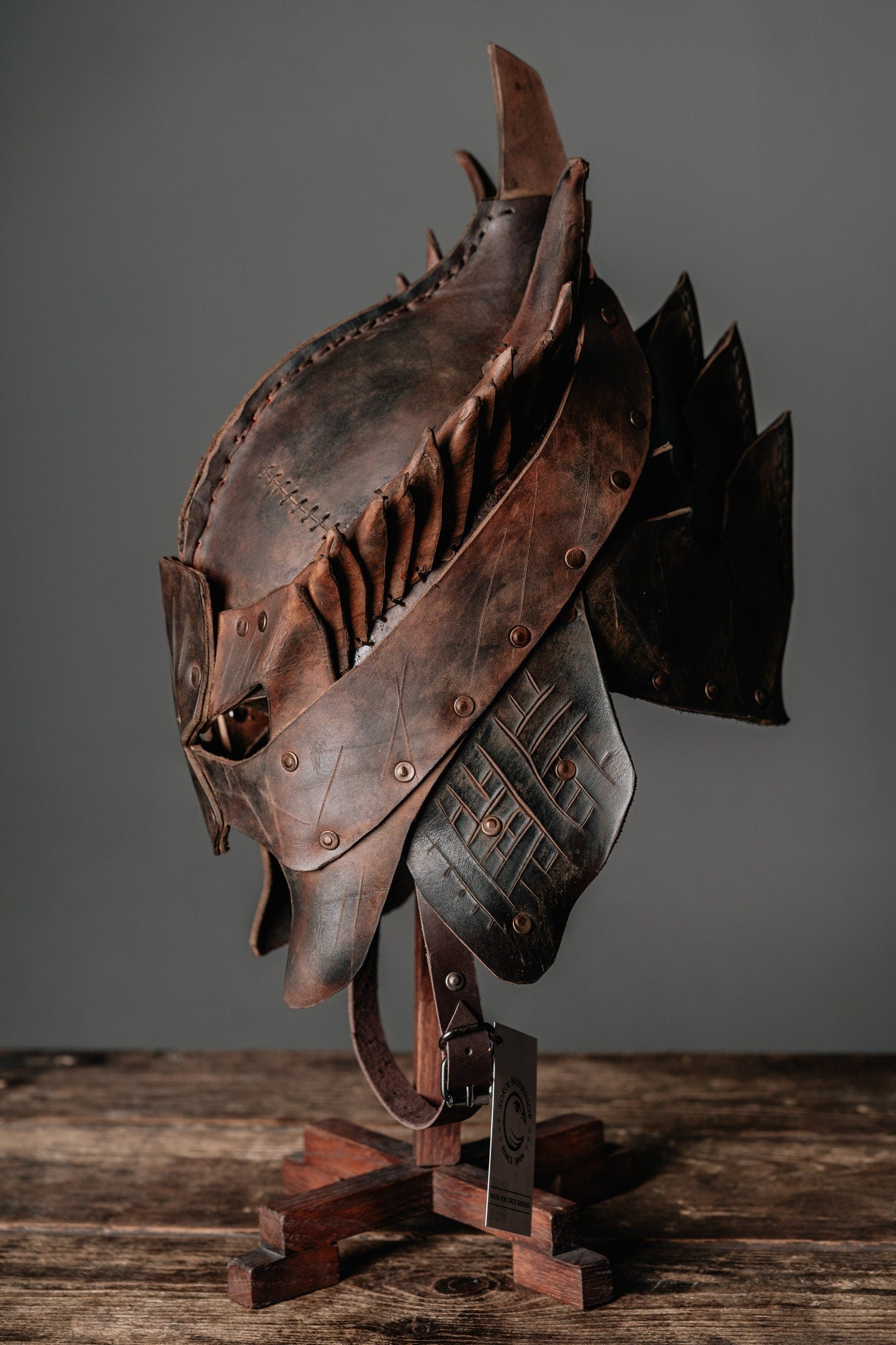 Viking battle helmet (Head Hunter) - SokolArmory