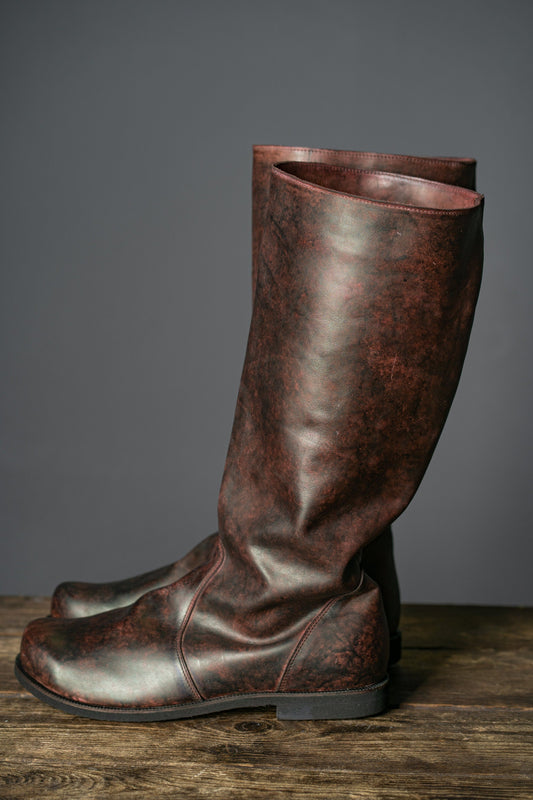 Ragnar leather boots (Vikings) - SokolArmory