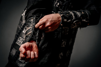 Medieval leather bracers for Larp - SokolArmory