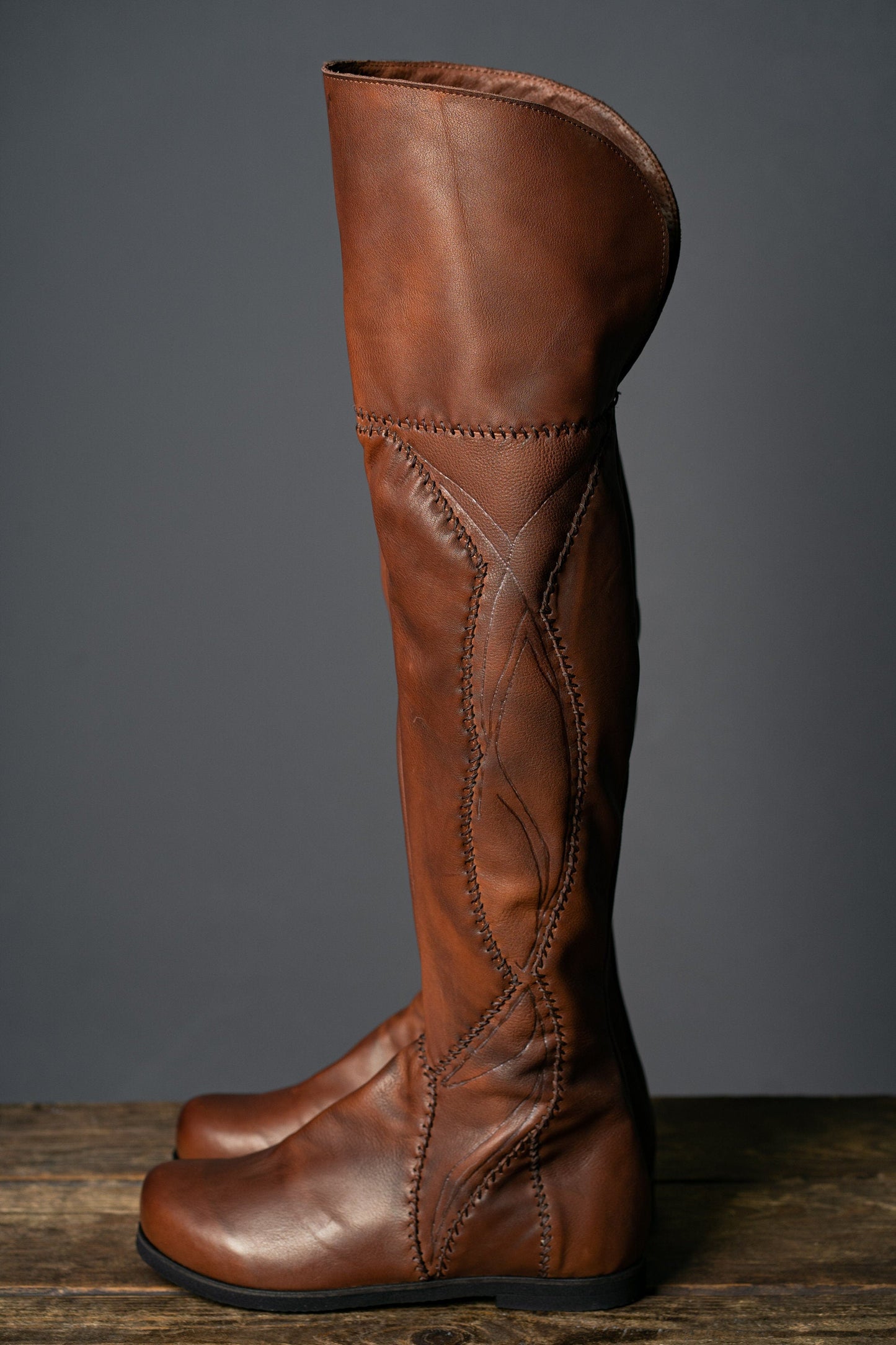 Tauriel leather high boots (The Hobbit) - SokolArmory