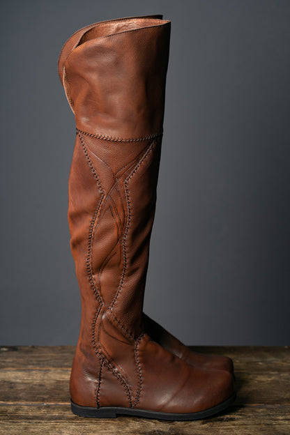 Tauriel leather high boots (The Hobbit) - SokolArmory