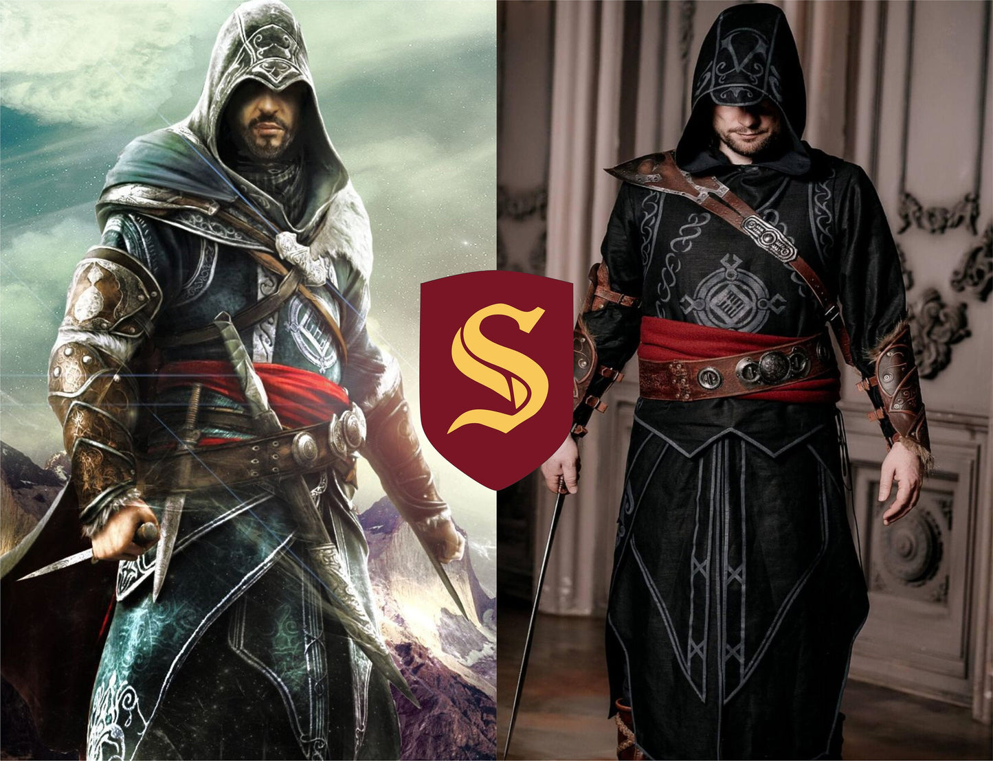 Stealthy Assassin Costume: Ideal for Cosplay and LARP Adventures - SokolArmory