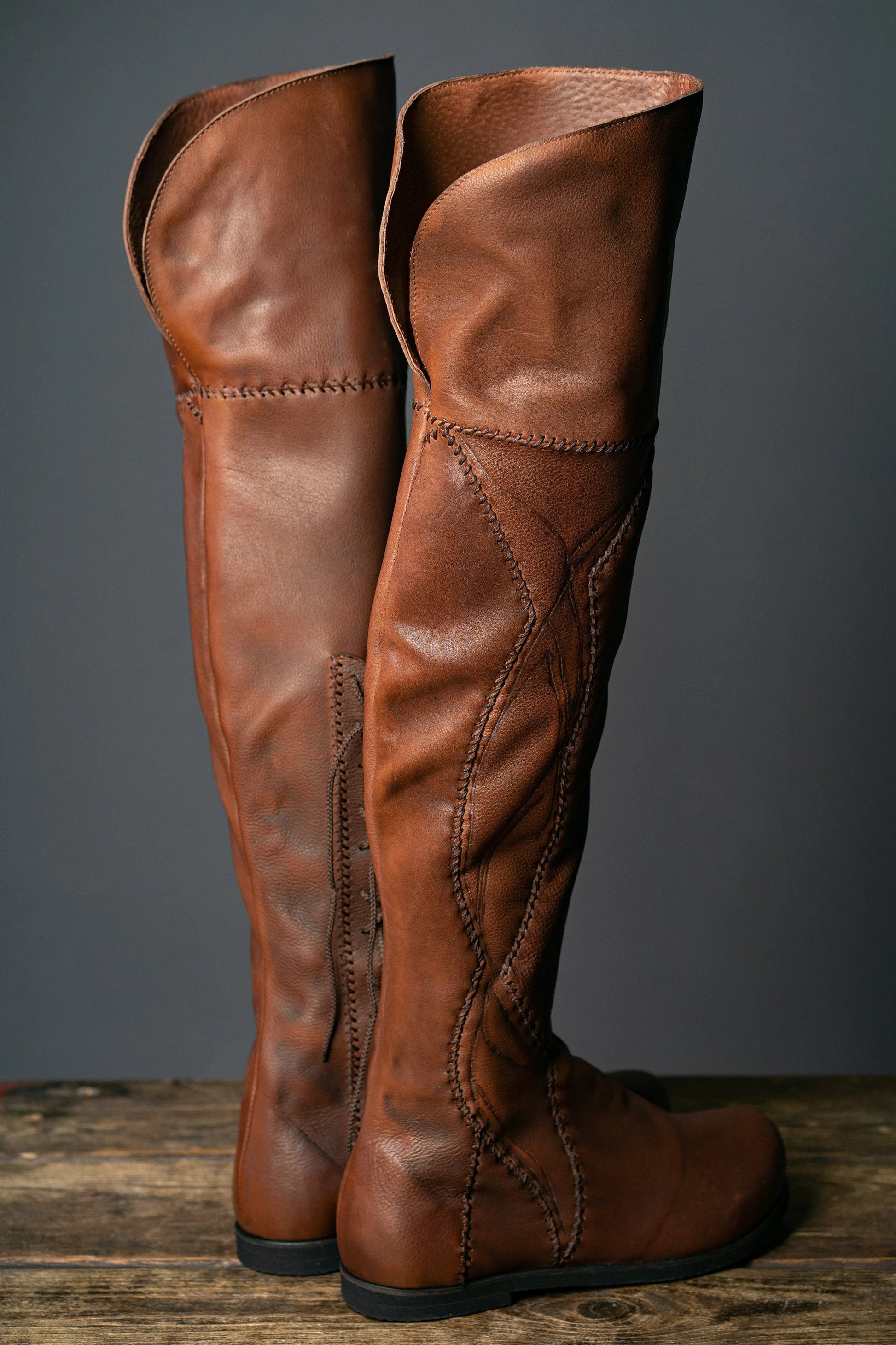 Tauriel leather high boots (The Hobbit) - SokolArmory