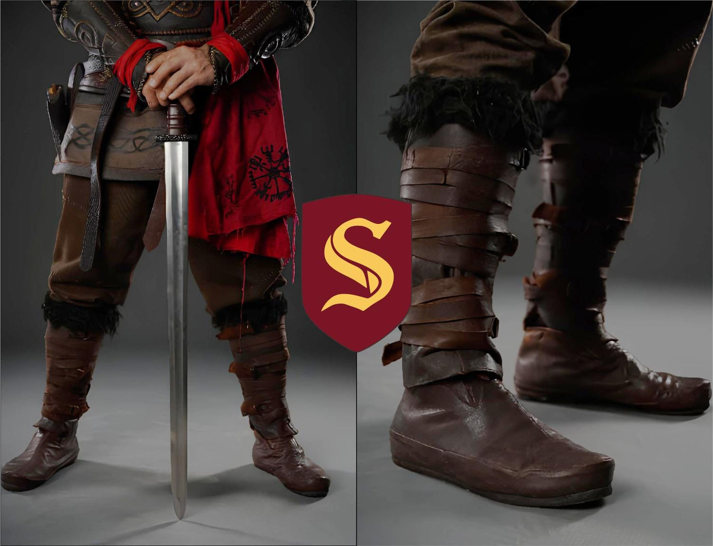 Ragnar viking boots - SokolArmory
