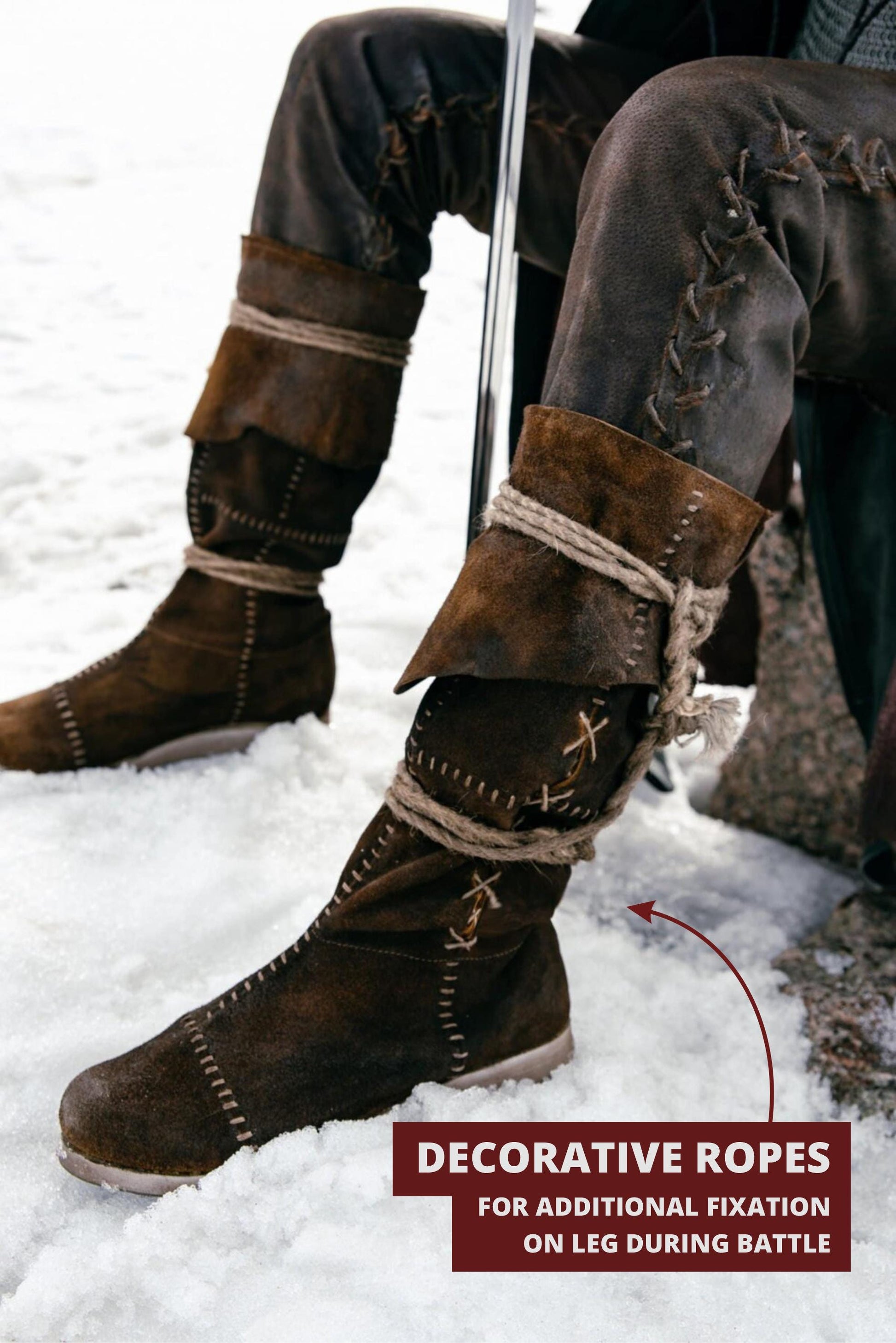Aragorn's Black Suede Boots - SokolArmory