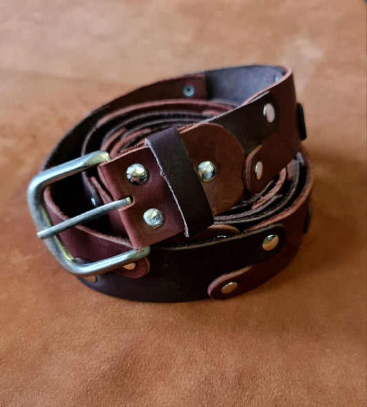 Men's black belt "Dragon Scale" - SokolArmory