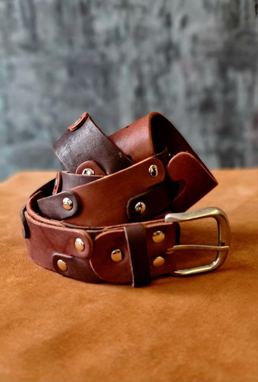 Men's black belt "Dragon Scale" - SokolArmory