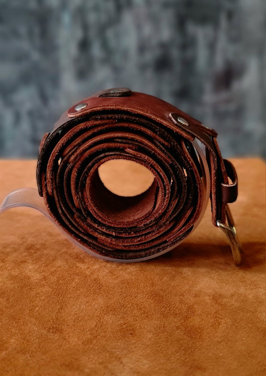 Men's black belt "Dragon Scale" - SokolArmory