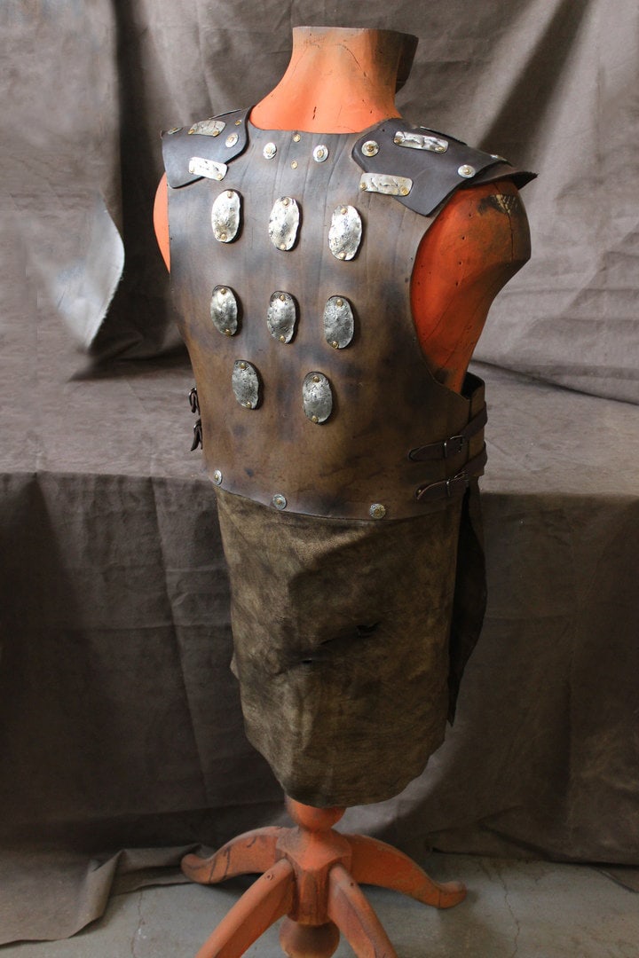 Medieval Brass Plate Viking Armor Set